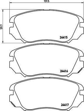 Brembo P 59 054 - Jarrupala, levyjarru inparts.fi