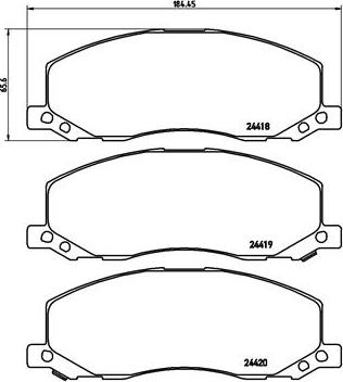 Brembo P 59 058 - Jarrupala, levyjarru inparts.fi