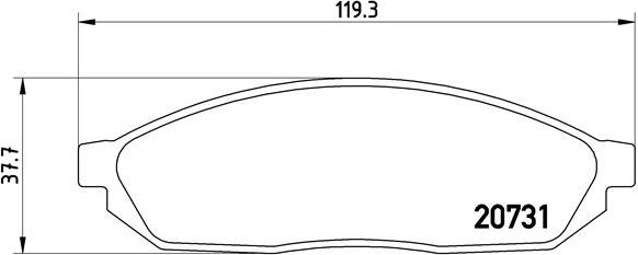 Brembo P 59 007 - Jarrupala, levyjarru inparts.fi