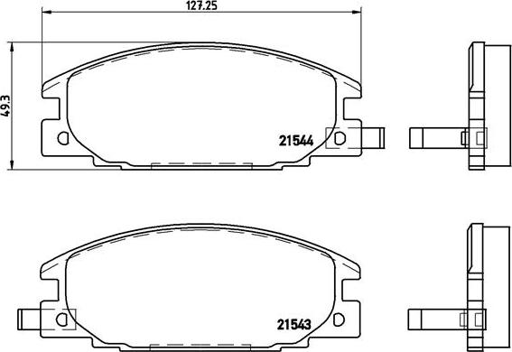 Brembo P 59 015 - Jarrupala, levyjarru inparts.fi