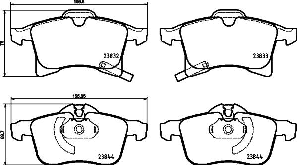 Brembo P 59 089 - Jarrupala, levyjarru inparts.fi