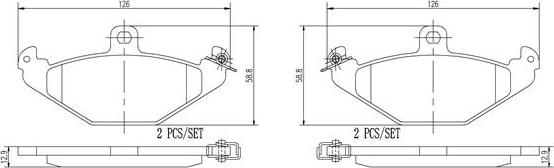 Brembo P59026N - Jarrupala, levyjarru inparts.fi