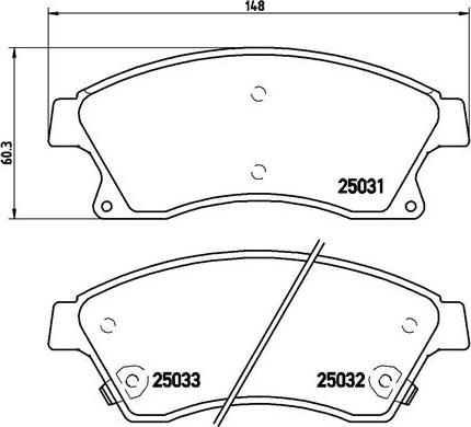 Brembo P 59 076X - Jarrupala, levyjarru inparts.fi