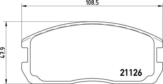 Brembo P 54 009 - Jarrupala, levyjarru inparts.fi