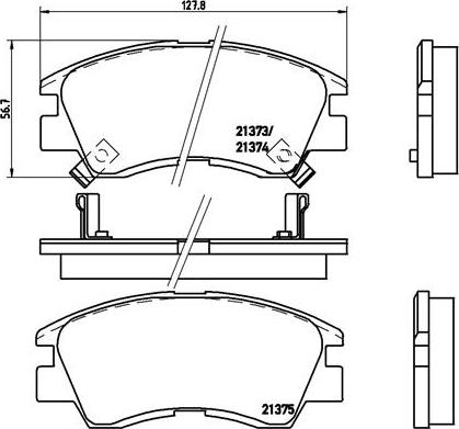 Brembo P 54 008 - Jarrupala, levyjarru inparts.fi