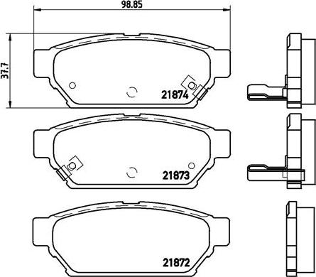 Brembo P 54 016 - Jarrupala, levyjarru inparts.fi