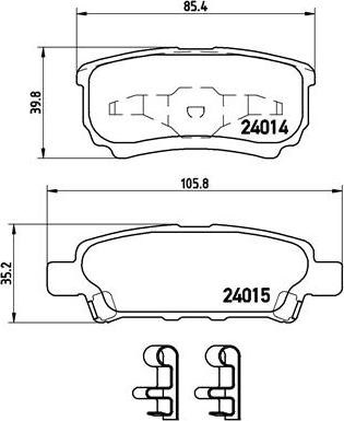 Brembo P 54 034 - Jarrupala, levyjarru inparts.fi