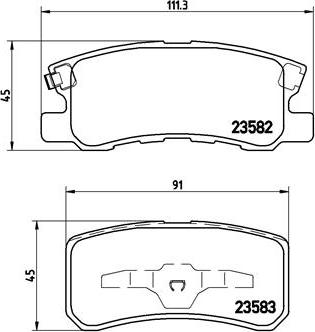 Brembo P 54 031 - Jarrupala, levyjarru inparts.fi