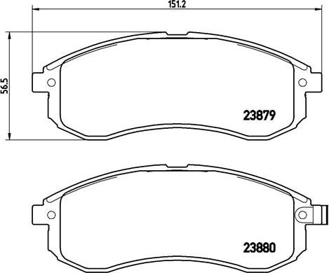 Brembo P 54 033 - Jarrupala, levyjarru inparts.fi