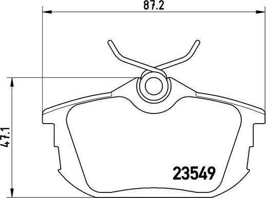 Brembo P 54 023 - Jarrupala, levyjarru inparts.fi