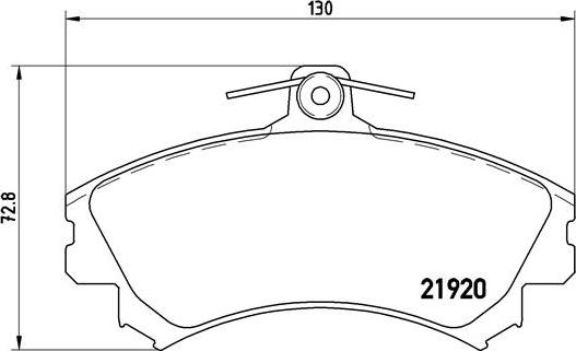 Brembo P 54 022 - Jarrupala, levyjarru inparts.fi