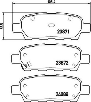 Brembo P 56 046 - Jarrupala, levyjarru inparts.fi