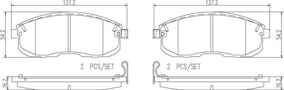 Brembo P56065N - Jarrupala, levyjarru inparts.fi