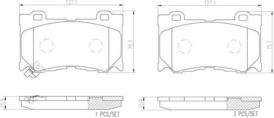 Brembo P56084N - Jarrupala, levyjarru inparts.fi