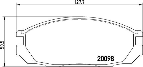 Brembo P 56 020 - Jarrupala, levyjarru inparts.fi