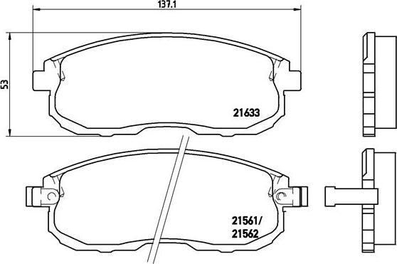 Brembo P 56 021 - Jarrupala, levyjarru inparts.fi