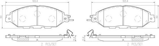 Brembo P56107N - Jarrupala, levyjarru inparts.fi