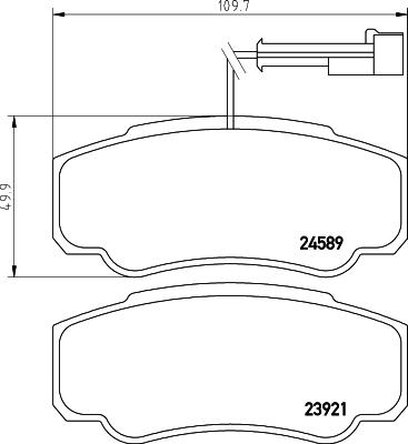 Brembo P 56 122 - Jarrupala, levyjarru inparts.fi