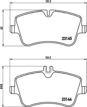 Brembo P 50 045X - Jarrupala, levyjarru inparts.fi