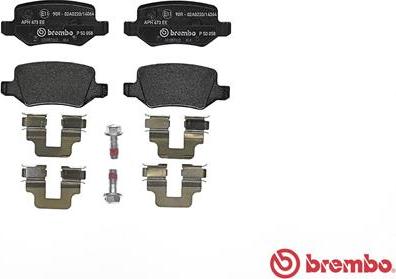 Brembo P 50 058 - Jarrupala, levyjarru inparts.fi