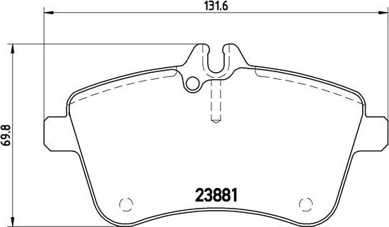 Brembo P 50 057 - Jarrupala, levyjarru inparts.fi