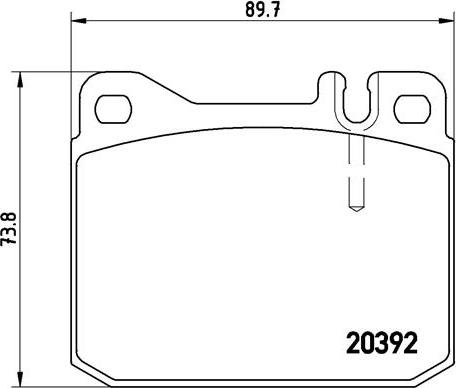 Brembo P 50 002 - Jarrupala, levyjarru inparts.fi