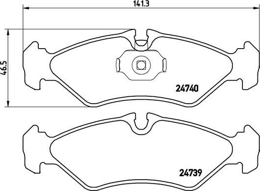 Brembo P 50 081 - Jarrupala, levyjarru inparts.fi