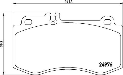 Brembo P 50 087 - Jarrupala, levyjarru inparts.fi