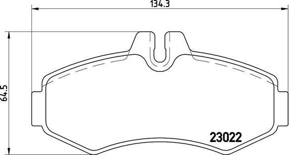 Brembo P 50 031 - Jarrupala, levyjarru inparts.fi