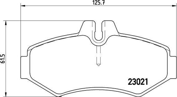 Brembo P 50 020 - Jarrupala, levyjarru inparts.fi