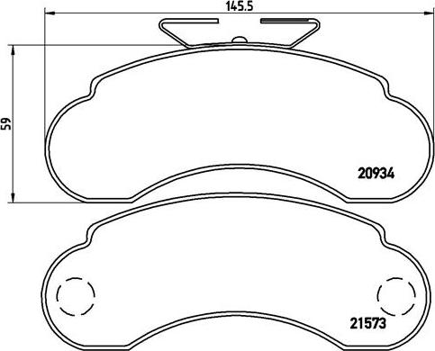 Brembo P 50 021 - Jarrupala, levyjarru inparts.fi