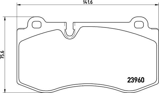 Brembo P 50 074X - Jarrupala, levyjarru inparts.fi