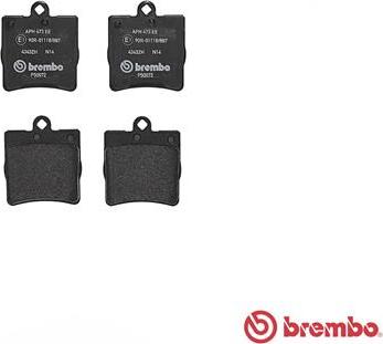 Brembo P 50 072 - Jarrupala, levyjarru inparts.fi