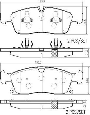 Brembo P50109N - Jarrupala, levyjarru inparts.fi