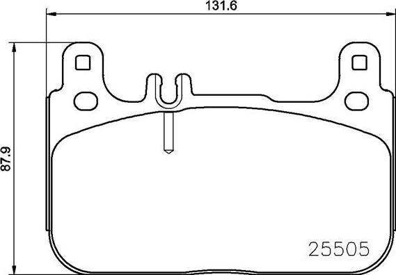 Brembo P50128N - Jarrupala, levyjarru inparts.fi