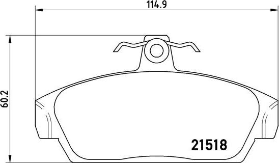 Brembo P 52 015 - Jarrupala, levyjarru inparts.fi