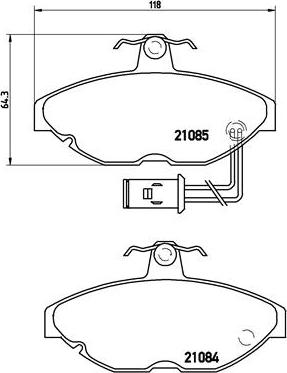 Brembo P 52 011 - Jarrupala, levyjarru inparts.fi