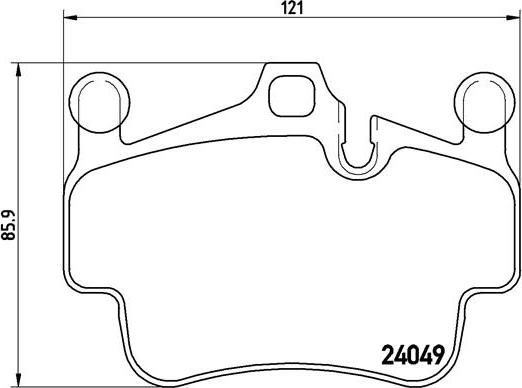 Brembo P 65 015 - Jarrupala, levyjarru inparts.fi