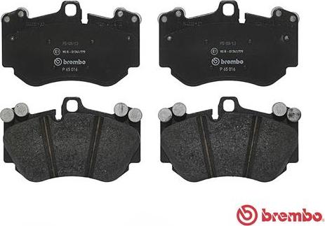 Brembo P 65 016 - Jarrupala, levyjarru inparts.fi