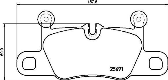 Brembo P 65 031 - Jarrupala, levyjarru inparts.fi