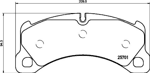 Brembo P 65 033 - Jarrupala, levyjarru inparts.fi