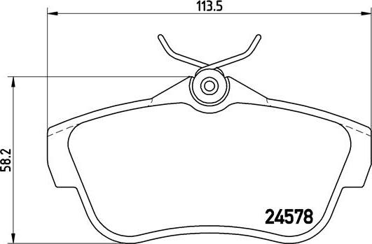 Brembo P 61 095 - Jarrupala, levyjarru inparts.fi