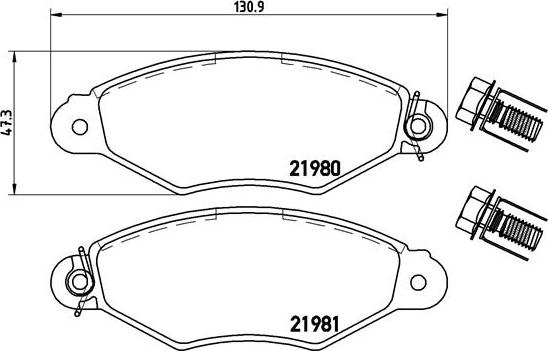 Magneti Marelli 323700011800 - Jarrupala, levyjarru inparts.fi