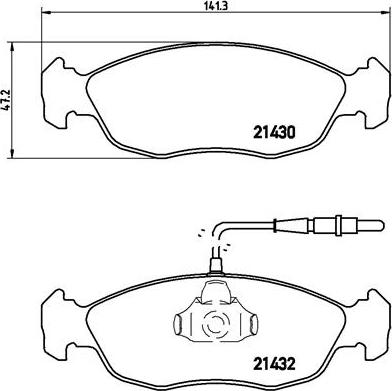 Brembo P 61 054 - Jarrupala, levyjarru inparts.fi