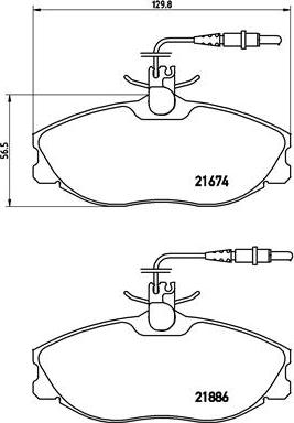 Brembo P 61 057 - Jarrupala, levyjarru inparts.fi