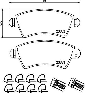 BOSCH 986424801 - Jarrupala, levyjarru inparts.fi