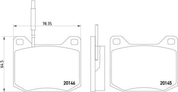 Brembo P 61 004 - Jarrupala, levyjarru inparts.fi