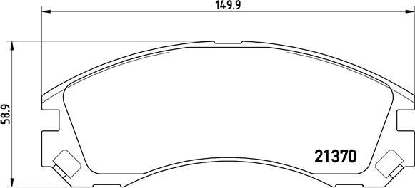 Brembo P 61 089 - Jarrupala, levyjarru inparts.fi