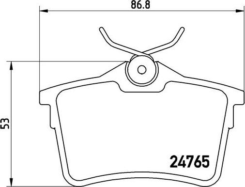 Brembo P 61 084 - Jarrupala, levyjarru inparts.fi