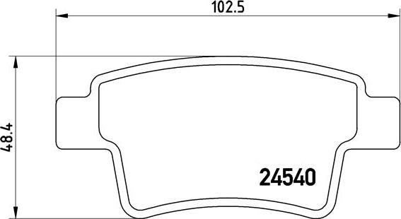 Brembo P 61 085 - Jarrupala, levyjarru inparts.fi